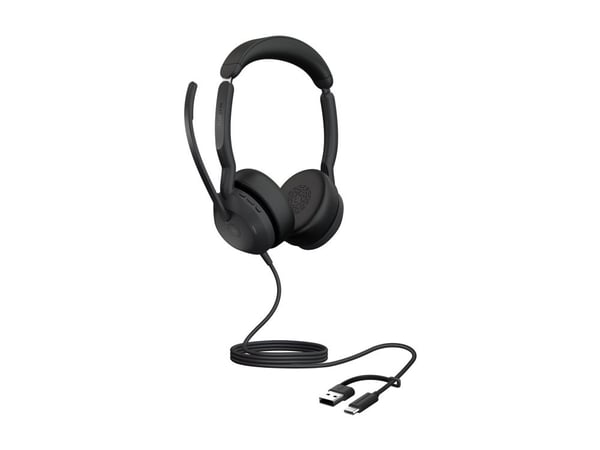 Jabra Evolve2 50 USB-C/A MS Stereo uten BT - Stereo