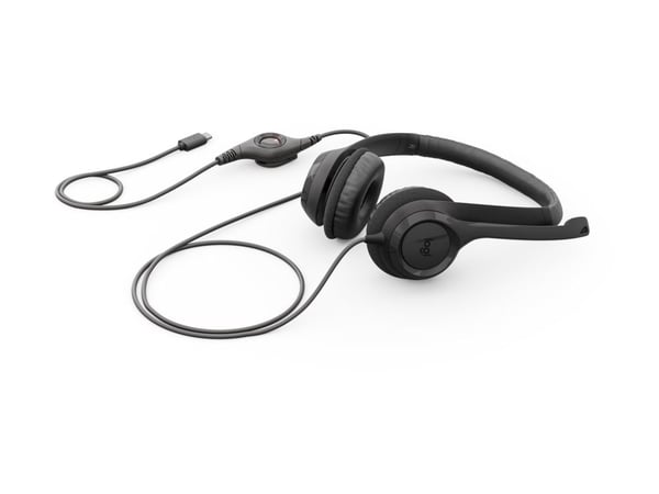 Logitech H390 USB, Langallinen, Puhelut/Musiikki, 20 - 20000 Hz, 197 g, Kuulokkeet, musta
