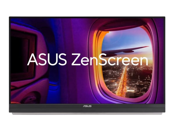 ASUS ZenScreen MB27ACF - LED-skjerm - 27" - portabel - 2560 x 1440 @ 100 Hz - IPS - 300 cd/m² - 1500:1 - 5 ms - høyttalere med sub-bass - svart
