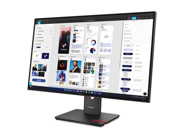 Lenovo ThinkVision T32UD-40, 80 cm (31.5"), 3840 x 2160 pikseliä, 4K Ultra HD, LCD, 6 ms, musta