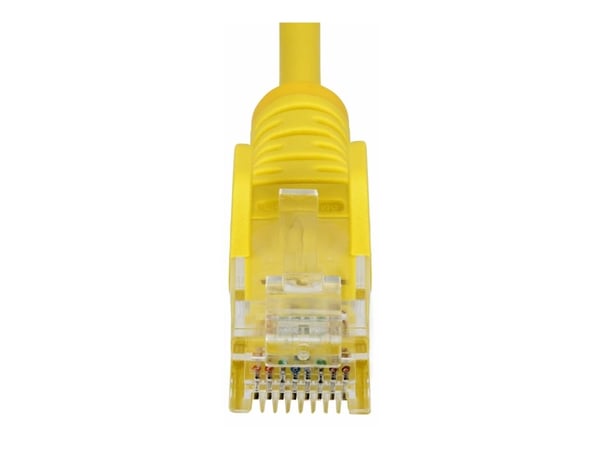 Startech 15m Yellow Slim CAT6 Ethernet Cable, Snagless, 28AWG, LSZH - Koblingskabel - RJ-45 (hann) til RJ-45 (hann) - 15 m - 3.6 mm - UTP - CAT 5/5...