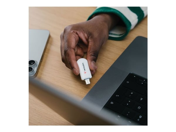 Verbatim Plectra - USB flash-enhet - 128 GB - vit