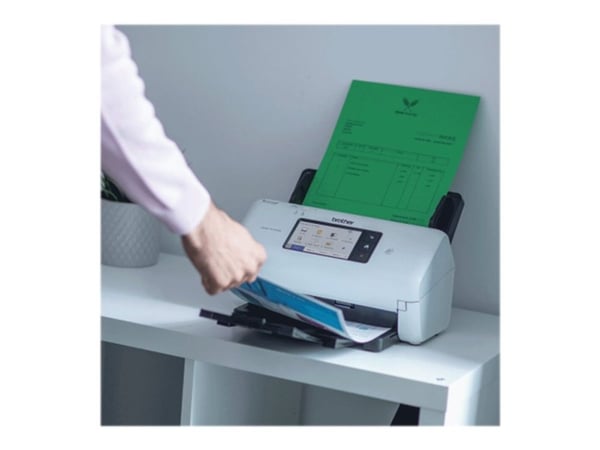 Brother ADS-4700W - Dokumentskanner - Dobbel CIS - Dupleks - A4 - 600 dpi x 600 dpi - inntil 40 spm (mono) / inntil 40 spm (farge) - ADF (80 ark) -...