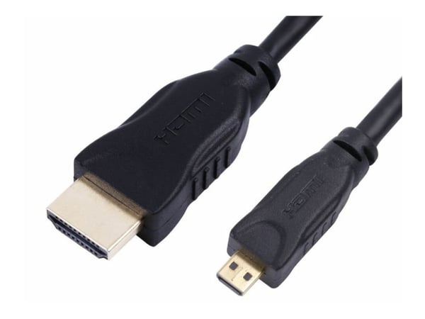 Microconnect HDM19191V2.0D HDMI-kabel 1 m HDMI Type D (mikrofon) HDMI Type A (standard) Svart (HDM19191V2.0D)