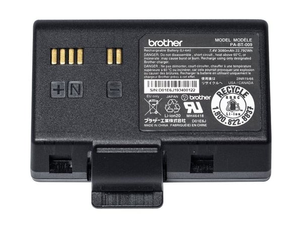 Brother PA-BT-009, Akku, Musta, 1 kpl