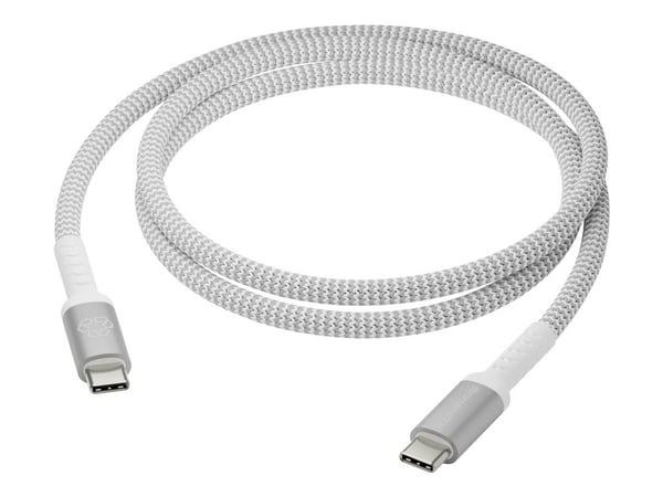 dbramante1928 re-charge - USB-kabel - USB-C (hann) til USB-C (hann) - 1.2 m - 100 W-strømforsyningsgjennomgang, braided, 100 % resirkulert plast