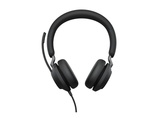 Jabra Evolve2 40 SE, Langallinen, Puhelut/Musiikki, 168,5 g, Kuulokkeet, musta