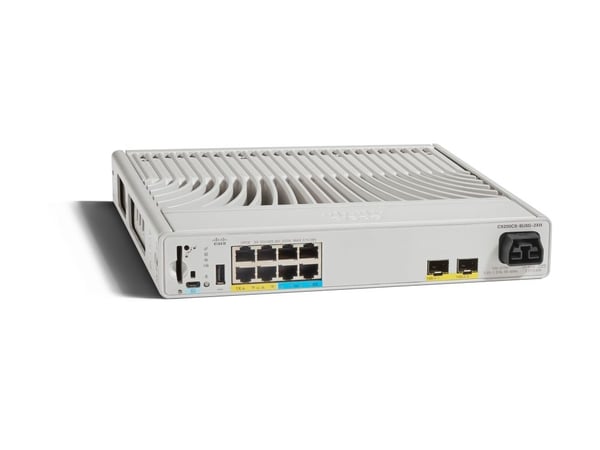 Cisco Catalyst 9200CX - Network Essentials - switch - kompakt - L3 - Styrt - 4 x 10/100/1000 (UPOE) + 4 x 100/1000/2.5/5/10G (UPOE) + 2 x 10 Gigabi...