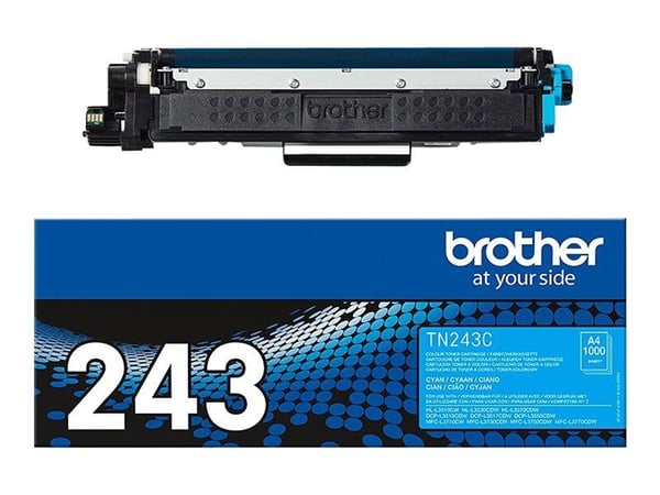 Brother TN-243C, 1000 sivua, Syaani, 1 kpl
