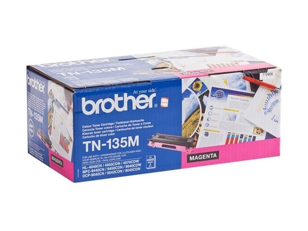 Brother TN135M, 4000 sivua, Magenta, 1 kpl