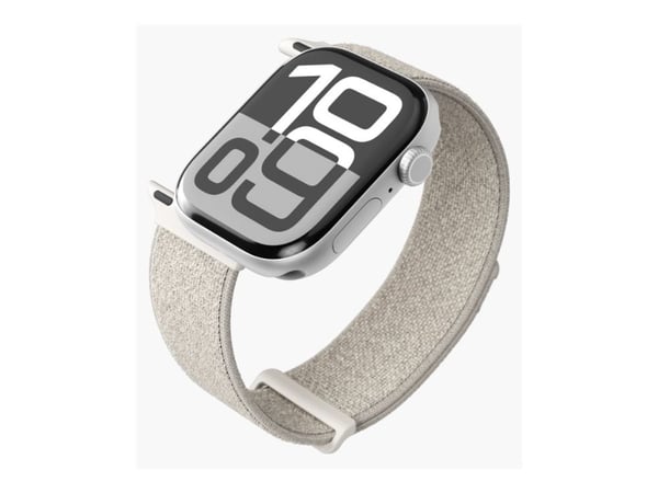 Vonmählen Fitness Loop 2 - Sløyfe for smart armbåndsur - 44/45/46/49 mm - kremfarget - for Apple Watch Hermès Series 9, SE 3, Series 10, Series 11,...