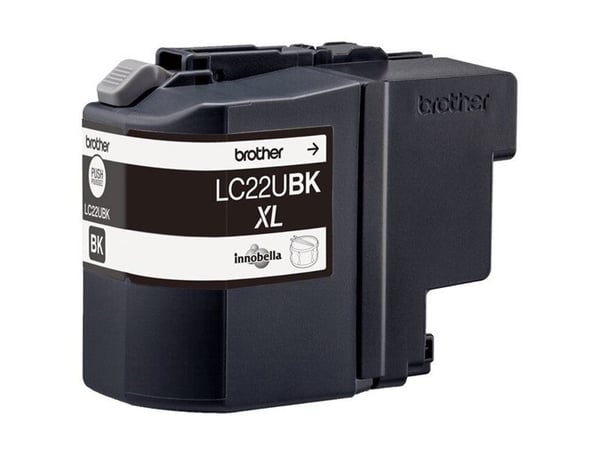 Brother LC22UBK, 2400 sivua, 1 kpl, Kertapakkaus