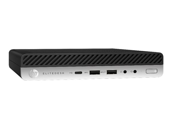 HP ProDesk 400 G4 - Mini-desktop Core i5 8500T / upp till 3.5 GHz - RAM 16 GB - SSD 256 GB - UHD Graphics 630 - Win 11 Pro - skärm: ingen - rekondi...