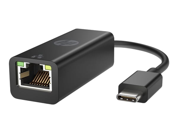 HP USB-C to RJ45 Adapter G2 - Nettverksadapter - USB-C - Gigabit Ethernet x 1 - for Victus by HP Laptop 15, 16; Fortis 11 G9; Laptop 14, 15, 17; Pa...