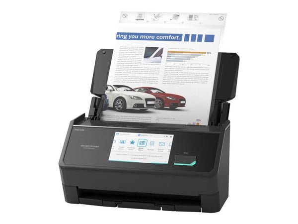 Ricoh ScanSnap iX2500 - Dokumentskanner - Dobbel CIS - Dupleks - 279 x 432mm - 600 dpi x 600 dpi - inntil 45 spm (mono) / inntil 45 spm (farge) - A...