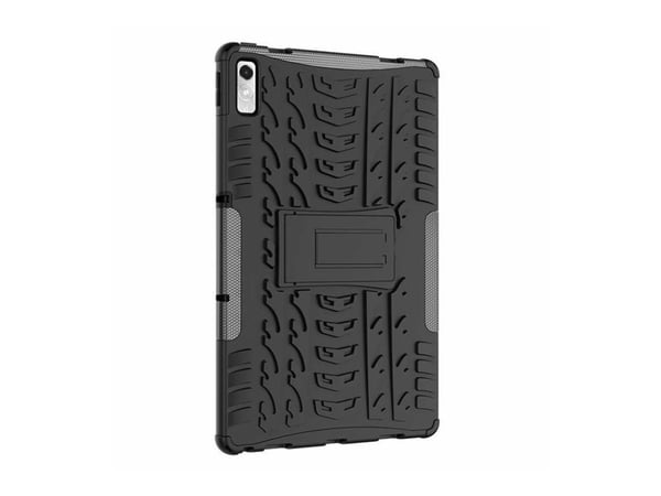 eSTUFF Portland - Baksidedeksel for nettbrett - robust - termoplast-polyuretan (TPU), polykarbonat - svart - for Lenovo Tab P11 (2nd Gen)