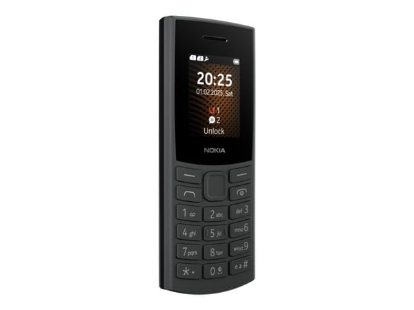 Nokia 105 4G 2nd Edition - 4G-ominaisuuspuhelin - dual-SIM - RAM 128 MB / Sisäinen muisti 48 MB - microSD-korttipaikka - ruskea musta Nokia 105 4G 2nd Edition - 4G-ominaisuuspuhelin - dual-SIM - RAM 128 MB / Sisäinen muisti 48 MB - microSD-korttipaikka - ruskea musta