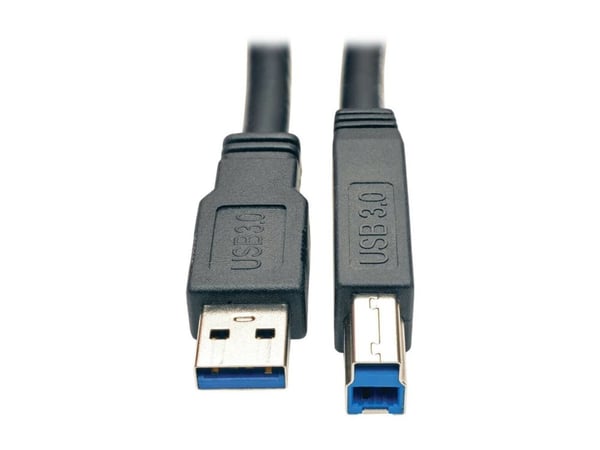 Eaton Tripp Lite Series 25ft USB 3.0 SuperSpeed Active Repeater Cable A Male/B Male 25' - USB-kabel - USB Type B (hane) till USB typ A (hane) - USB...