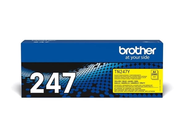 Brother TN247Y - Gul - original - tonerpatron - for Brother DCP-L3510CDW, DCP-L3517CDW, DCP-L3550DW, MFC-L3730CDN