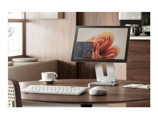 Kensington Elevated Stand for Surface - Notebookstativ - hevet - bordtopp - platina