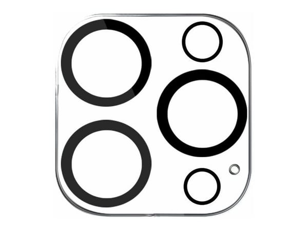 eSTUFF Titan Shield - Linsebeskytter for mobiltelefon - gjennomsiktig - for Apple iPhone 14 Pro, 14 Pro Max