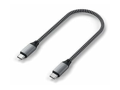 Satechi - USB-kaapeli - USB-C (han) til USB-C (han) - 25 cm - USB Power Delivery (100 W)