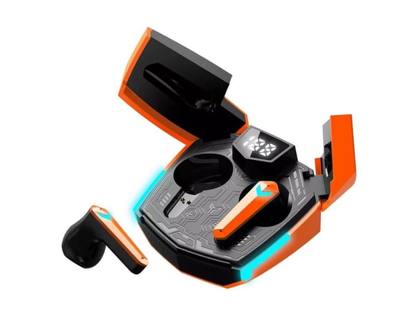 Canyon DoubleBee GTWS-2 - True wireless-hodetelefoner med mikrofon - i øret - Bluetooth - oransje