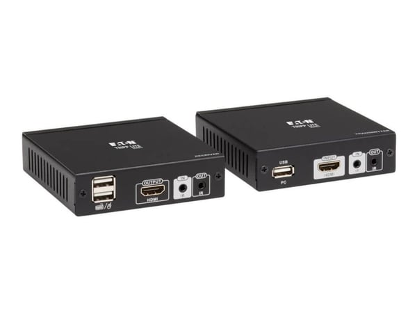 Eaton Tripp Lite Series HDMI HDBaseT KVM Console Extender over Cat6 - 2 USB Ports, IR, 4K @ 30 Hz, 1080p 70 m - Video/lyd/infrarød/USB-utvider - ov...
