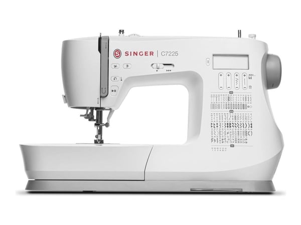 Singer C7225 - Symaskin - datoriserad - 200 stygn - 8 enstegsknapphål - LCD bildskärm