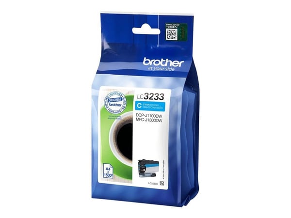 Brother LC3233C - Mørk blå - original - skriverpatron - for Brother DCP-J1100DW, MFC-J1300DW