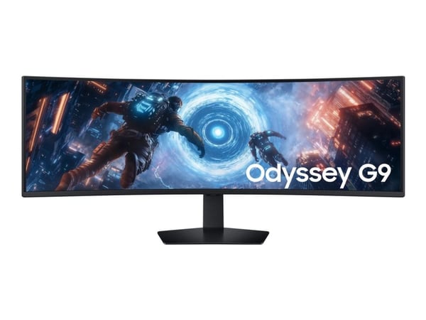 Samsung Odyssey G9 S49FG916EU - G91F Series - LED-skjerm - gaming - kurvet - 49" - 5120 x 1440 Dual Quad HD @ 144 Hz - VA - 350 cd/m² - 2500:1 - Di...