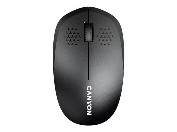 Canyon MW-04 - Mus - höger- och vänsterhänta - optisk - 3 knappar - trådlös - Bluetooth 5.0 - svart