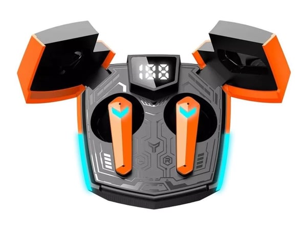 Canyon DoubleBee GTWS-2 - True wireless-hodetelefoner med mikrofon - i øret - Bluetooth - oransje