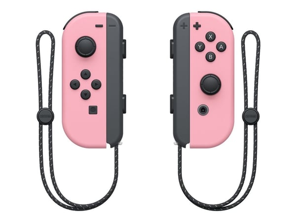 NINTENDO Joy-Con (L)/(R) - Håndkonsoll - trådløs - pastellrosa (en pakke 2) - for Nintendo Switch
