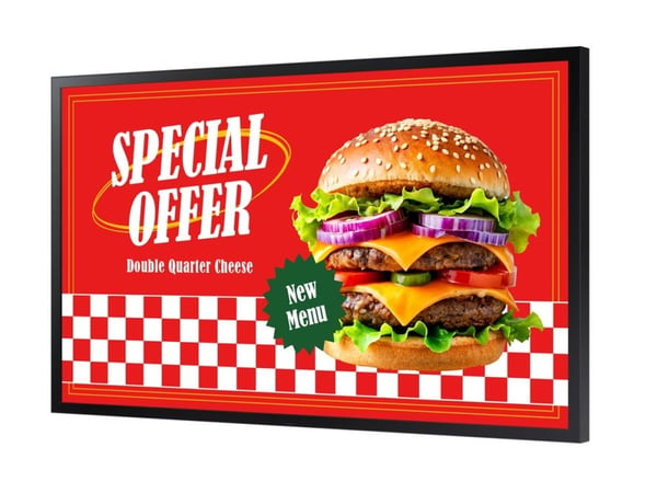 Samsung OH55DX - 55" Diagonalklasse (54.6" synlig) - OHDX Series LED-bakgrunnsbelyst LCD-skjerm - intelligent skilting utendørs - full sol - Tizen ...