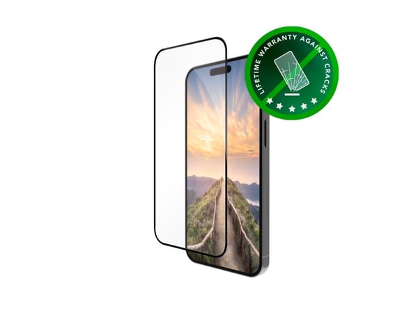 dbramante1928 Eco-shield - Skjermbeskyttelse for mobiltelefon - rammefarge svart - for Apple iPhone 16