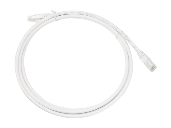 DELTACO - Koblingskabel - RJ-45 (hann) til RJ-45 (hann) - 10 m - UTP - CAT 6 - hvit