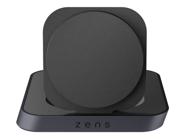ZENS Nightstand Charger - Trådløst ladestativ + AC-strømadapter - 15 watt - Apple Fast Charge