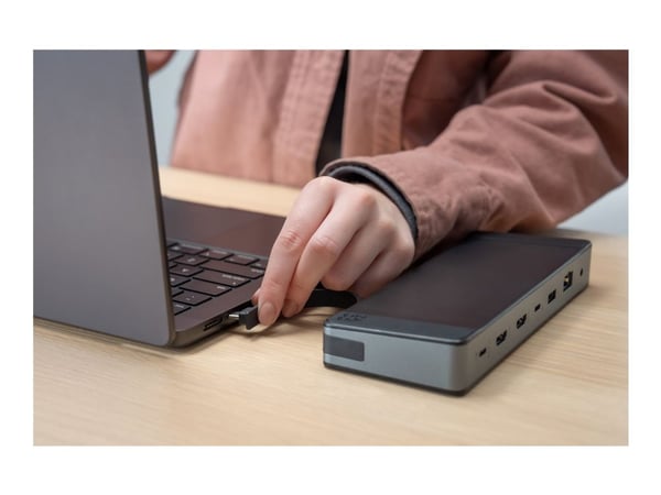 ZAGG - Dockningsstation - USB-C - 2 x HDMI - 10Mb LAN