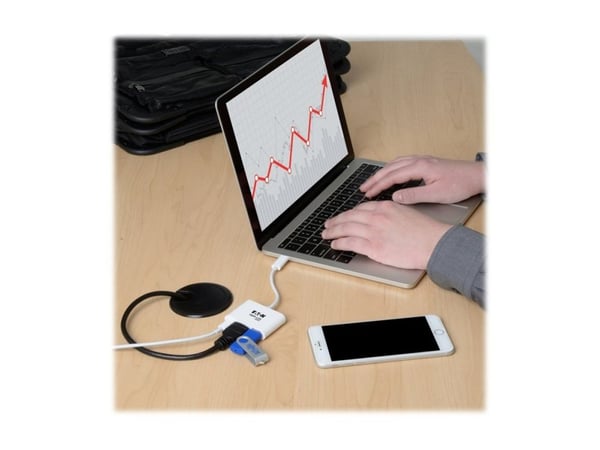 Tripp Lite U444-06N-HU-C, USB 3.2 Gen 1 (3.1 Gen 1) Type-C, Valkoinen, HDMI, USB 3.2 Gen 1 (3.1 Gen 1) Type-A, Vietnam, RoHS, USB