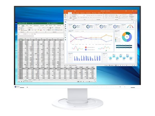 EIZO FlexScan EV2410R-BK, 61,2 cm (24.1"), 1920 x 1200 pikseliä, WUXGA, LCD, 5 ms, Musta