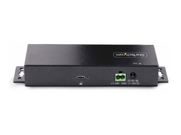 StarTech.com 7-Port Industrial USB Hub 10Gbps Hub, Metal, Mountable, TAA - Hubb - industriell - 7 x USB 3.2 Gen 2 - skrivbordsmodell, rackmonterbar...