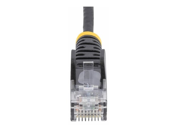 Startech 7m Black Slim CAT6 Ethernet Cable, Snagless, 28AWG, LSZH - Koblingskabel - RJ-45 (hann) til RJ-45 (hann) - 7 m - 3.6 mm - UTP - CAT 5/5e/6...