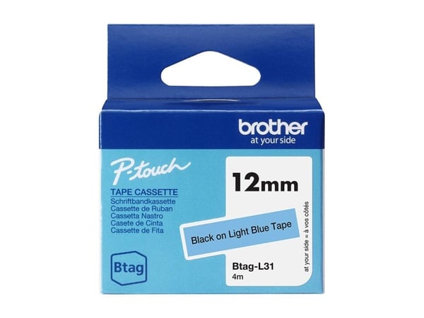 Brother BTAG-L31, Filippiinit, 5 vuosi/vuosia, Brother, P-touch PT-N10, PT-N20, PT-N25BT, 1,2 cm, 4 m