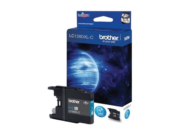 Brother LC1280XLC - Cyan - original - blekkpatron