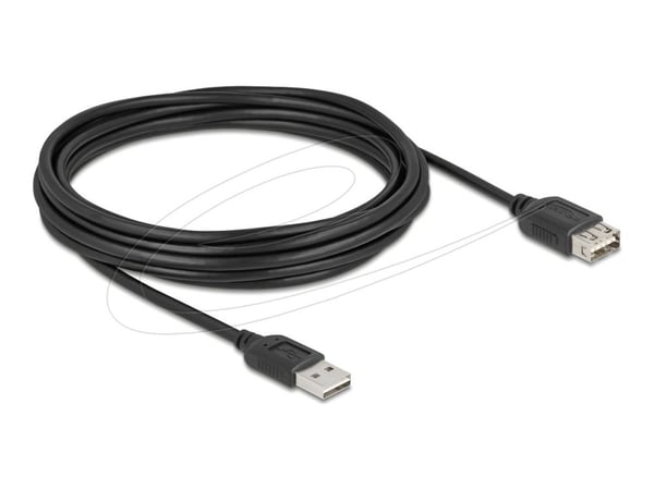 Delock USB 2.0 -jatkojohto EASY USB type-A uros - EASY USB type-A naaras 5 m