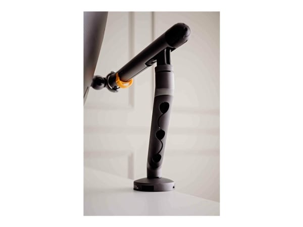 Bakker Elkhuizen Flexible Single - Monteringssett - justerbar arm med mekanisk fjær - for Skjerm - aluminium, stål, ABS-plast, termoplastgummi (TPR...