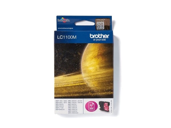 Brother LC1100M - Magenta - alkuperäinen - värikasetti - Brother DCP-185, 385, 395, 585, J715, MFC-490, 5490, 5890, 5895, 6890, 790, 795, 990, J615...