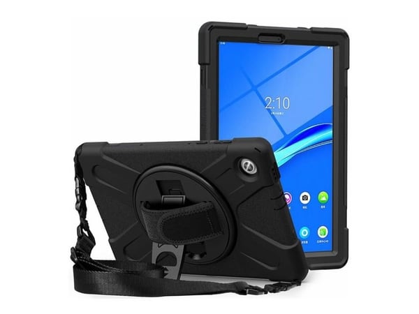 eSTUFF - Bagsidecover til nettbrett - sort - 11,5" - for Lenovo Tab P11 Pro ZA7C, ZA7D, ZA8L, ZA8M