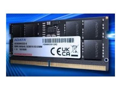 ADATA AD5S56008G-S, 8 GB, 1 x 8 GB, DDR5, 5600 MHz, 262-pin SO-DIMM
